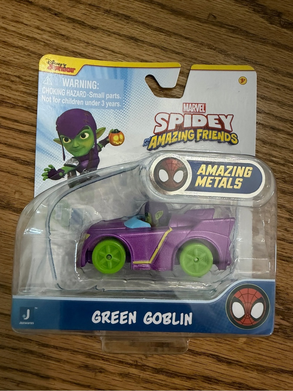 Marvel Spidey and His Amazing Friends Green Goblin Purple Toy Car